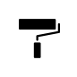 Wall paintbrush icon