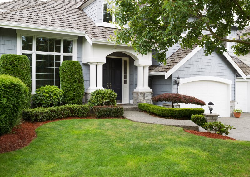 newly painted modern home
