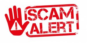 scam alert stamp